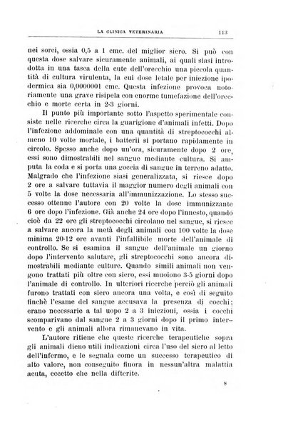 La clinica veterinaria rivista di medicina e chirurgia pratica degli animali domestici