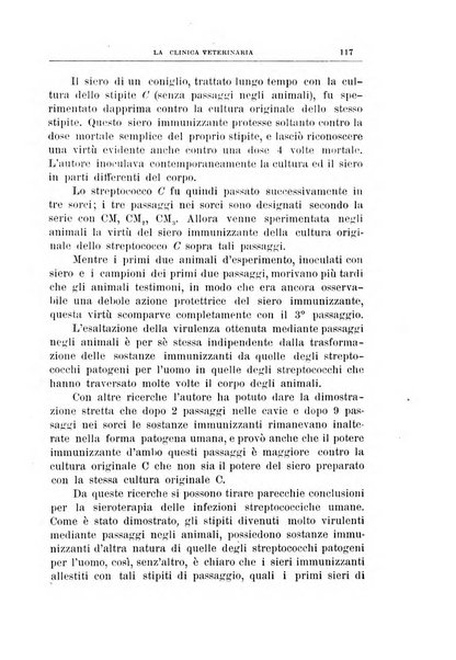 La clinica veterinaria rivista di medicina e chirurgia pratica degli animali domestici