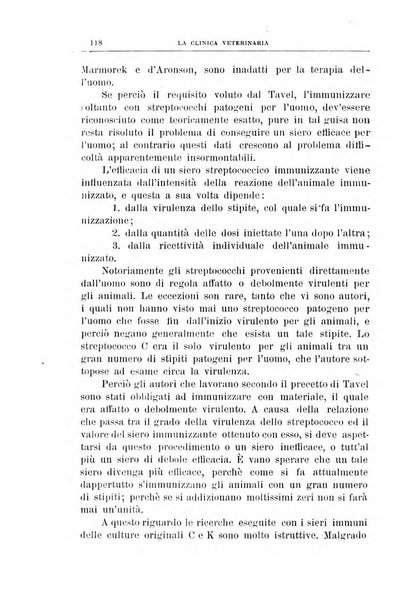 La clinica veterinaria rivista di medicina e chirurgia pratica degli animali domestici