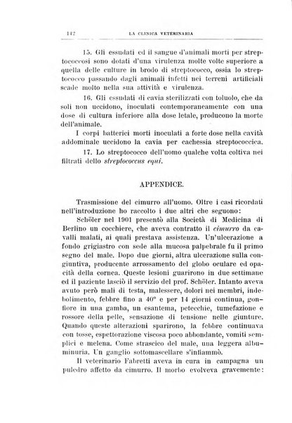 La clinica veterinaria rivista di medicina e chirurgia pratica degli animali domestici