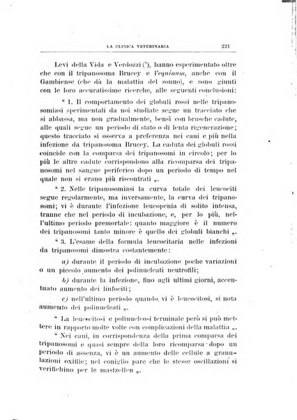 La clinica veterinaria rivista di medicina e chirurgia pratica degli animali domestici