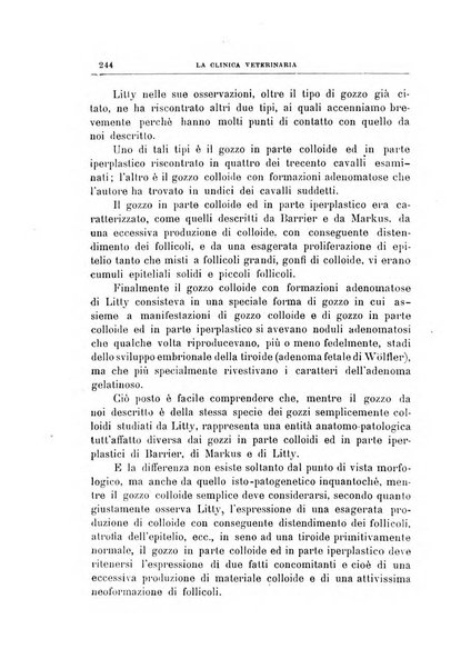 La clinica veterinaria rivista di medicina e chirurgia pratica degli animali domestici