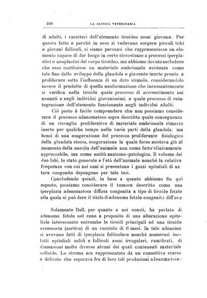 La clinica veterinaria rivista di medicina e chirurgia pratica degli animali domestici