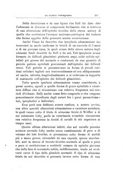 La clinica veterinaria rivista di medicina e chirurgia pratica degli animali domestici