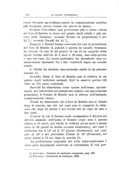 La clinica veterinaria rivista di medicina e chirurgia pratica degli animali domestici