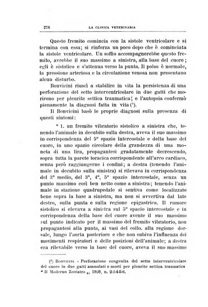 La clinica veterinaria rivista di medicina e chirurgia pratica degli animali domestici