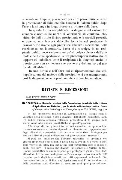 La clinica veterinaria rivista di medicina e chirurgia pratica degli animali domestici