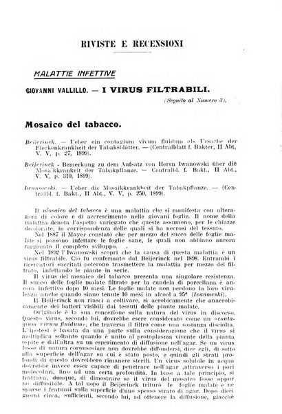 La clinica veterinaria rivista di medicina e chirurgia pratica degli animali domestici