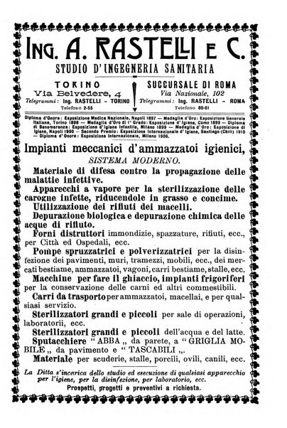 La clinica veterinaria rivista di medicina e chirurgia pratica degli animali domestici