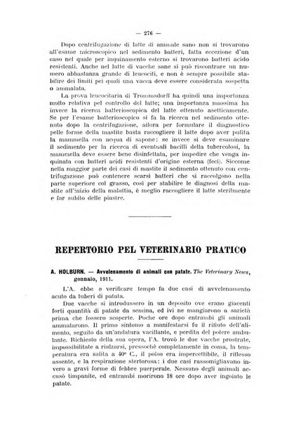 La clinica veterinaria rivista di medicina e chirurgia pratica degli animali domestici