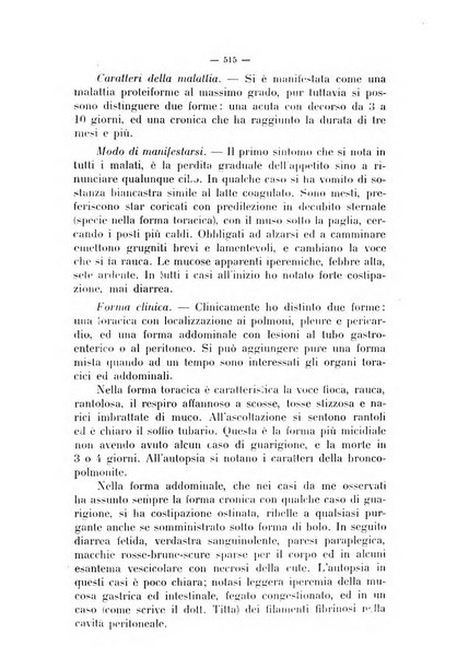 La clinica veterinaria rivista di medicina e chirurgia pratica degli animali domestici