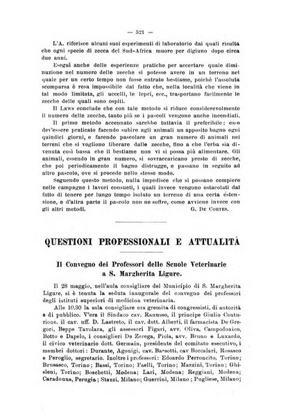 La clinica veterinaria rivista di medicina e chirurgia pratica degli animali domestici