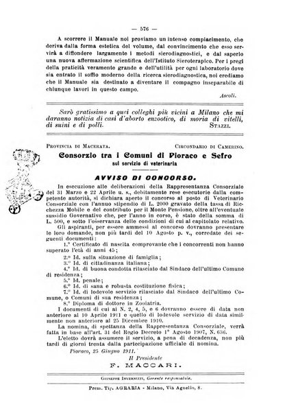 La clinica veterinaria rivista di medicina e chirurgia pratica degli animali domestici