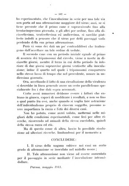 La clinica veterinaria rivista di medicina e chirurgia pratica degli animali domestici