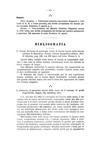 La clinica veterinaria rivista di medicina e chirurgia pratica degli animali domestici