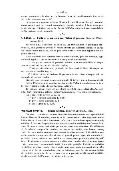 La clinica veterinaria rivista di medicina e chirurgia pratica degli animali domestici