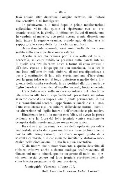 La clinica veterinaria rivista di medicina e chirurgia pratica degli animali domestici