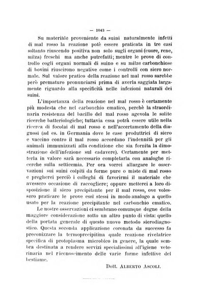 La clinica veterinaria rivista di medicina e chirurgia pratica degli animali domestici