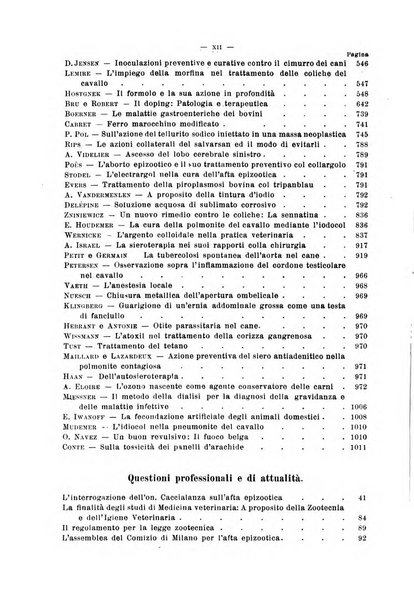 La clinica veterinaria rivista di medicina e chirurgia pratica degli animali domestici