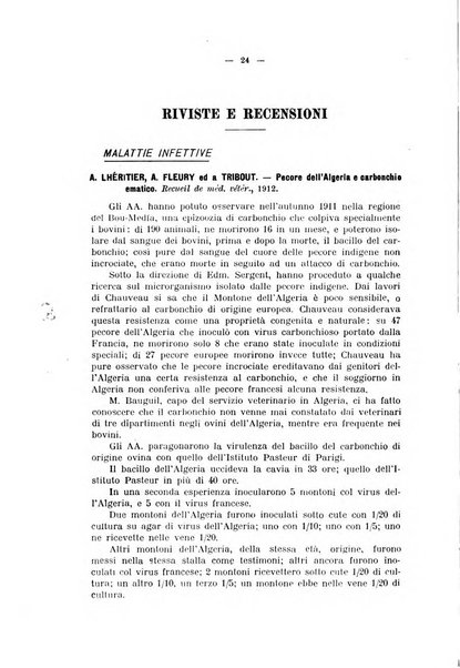 La clinica veterinaria rivista di medicina e chirurgia pratica degli animali domestici