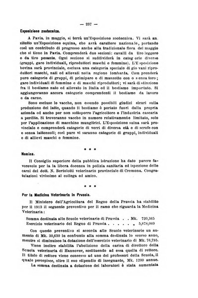 La clinica veterinaria rivista di medicina e chirurgia pratica degli animali domestici