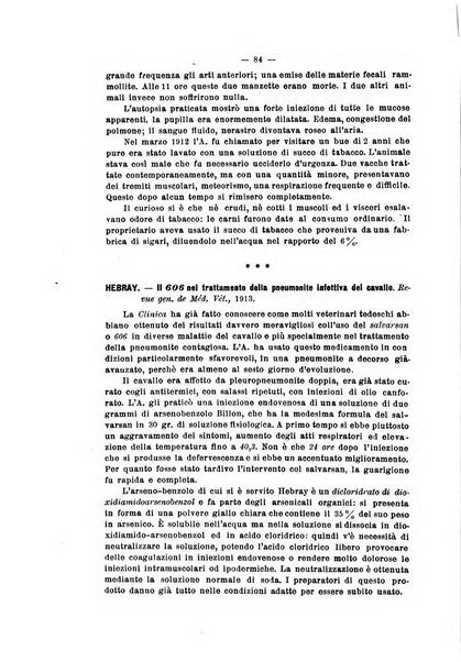 La clinica veterinaria rivista di medicina e chirurgia pratica degli animali domestici