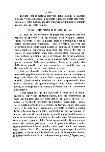 La clinica veterinaria rivista di medicina e chirurgia pratica degli animali domestici