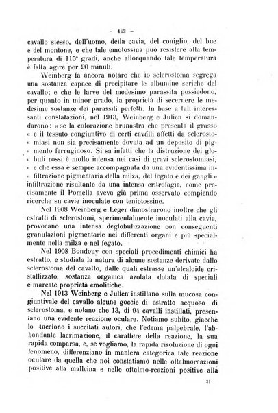 La clinica veterinaria rivista di medicina e chirurgia pratica degli animali domestici