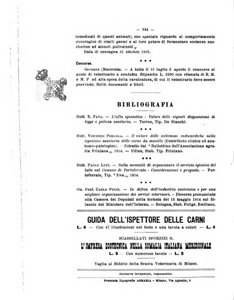 La clinica veterinaria rivista di medicina e chirurgia pratica degli animali domestici