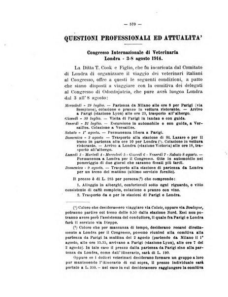 La clinica veterinaria rivista di medicina e chirurgia pratica degli animali domestici