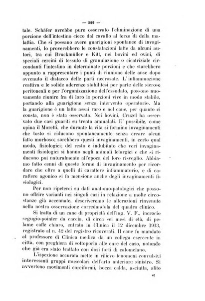 La clinica veterinaria rivista di medicina e chirurgia pratica degli animali domestici