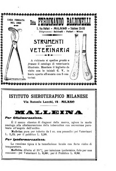 La clinica veterinaria rivista di medicina e chirurgia pratica degli animali domestici