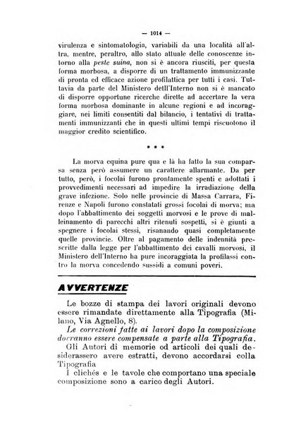 La clinica veterinaria rivista di medicina e chirurgia pratica degli animali domestici