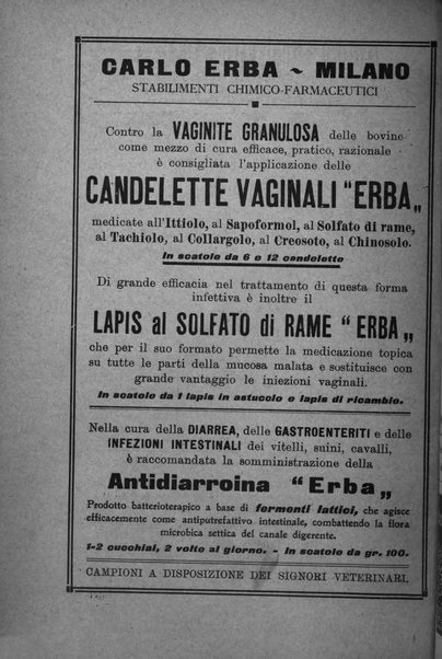 La clinica veterinaria rivista di medicina e chirurgia pratica degli animali domestici