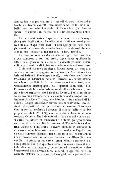 La clinica veterinaria rivista di medicina e chirurgia pratica degli animali domestici