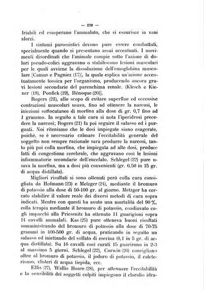 La clinica veterinaria rivista di medicina e chirurgia pratica degli animali domestici