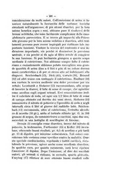 La clinica veterinaria rivista di medicina e chirurgia pratica degli animali domestici