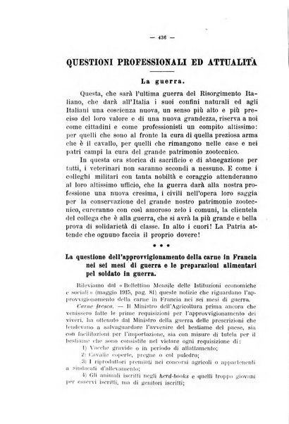 La clinica veterinaria rivista di medicina e chirurgia pratica degli animali domestici