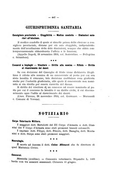 La clinica veterinaria rivista di medicina e chirurgia pratica degli animali domestici