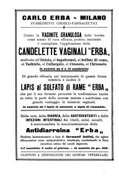 La clinica veterinaria rivista di medicina e chirurgia pratica degli animali domestici