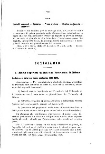 La clinica veterinaria rivista di medicina e chirurgia pratica degli animali domestici