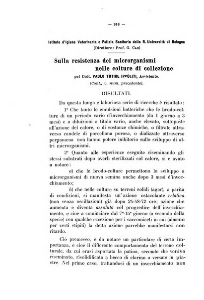 La clinica veterinaria rivista di medicina e chirurgia pratica degli animali domestici