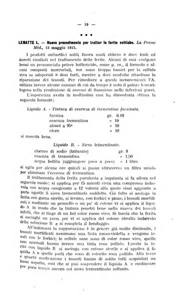 La clinica veterinaria rivista di medicina e chirurgia pratica degli animali domestici