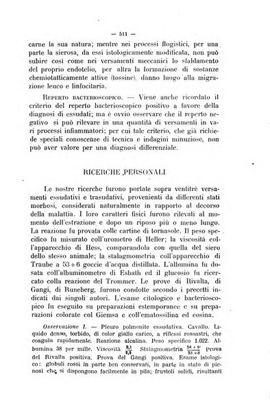 La clinica veterinaria rivista di medicina e chirurgia pratica degli animali domestici