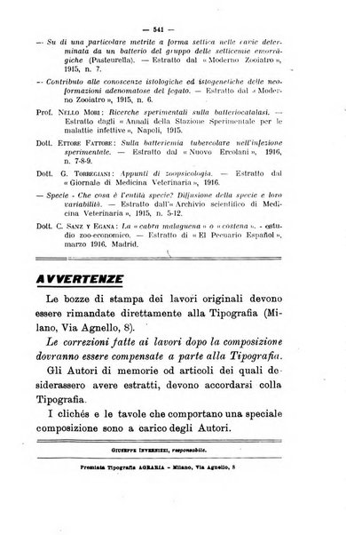 La clinica veterinaria rivista di medicina e chirurgia pratica degli animali domestici