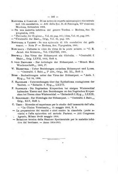 La clinica veterinaria rivista di medicina e chirurgia pratica degli animali domestici