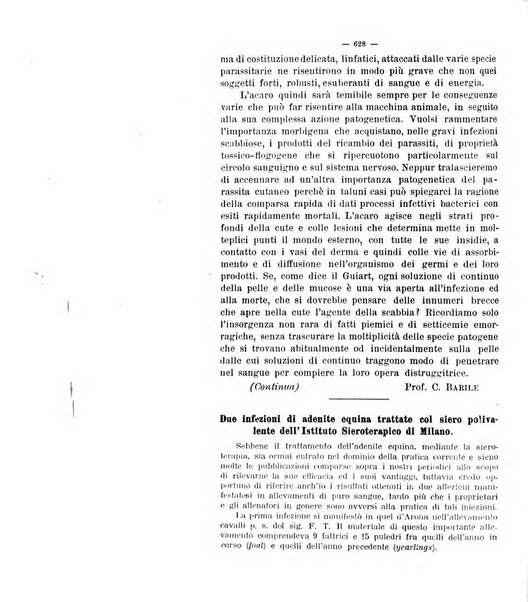 La clinica veterinaria rivista di medicina e chirurgia pratica degli animali domestici