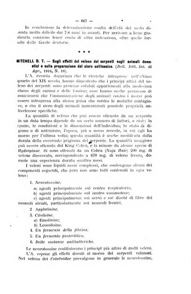 La clinica veterinaria rivista di medicina e chirurgia pratica degli animali domestici