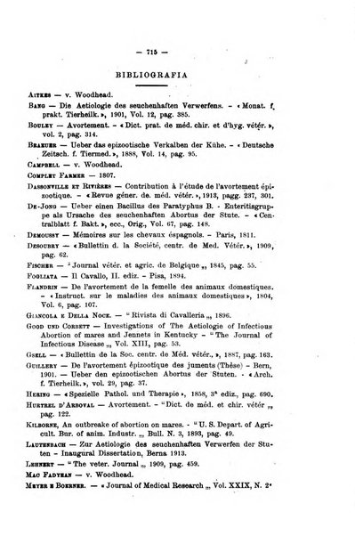 La clinica veterinaria rivista di medicina e chirurgia pratica degli animali domestici