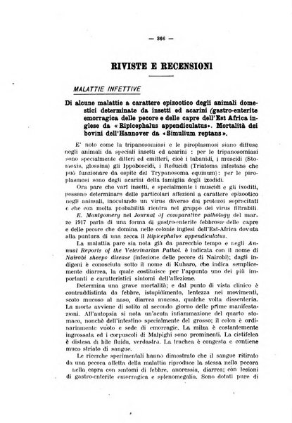 La clinica veterinaria rivista di medicina e chirurgia pratica degli animali domestici